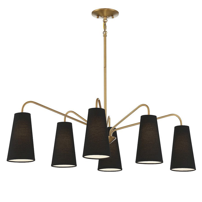 Savoy House Edgewood 6 Light Linear Chandelier