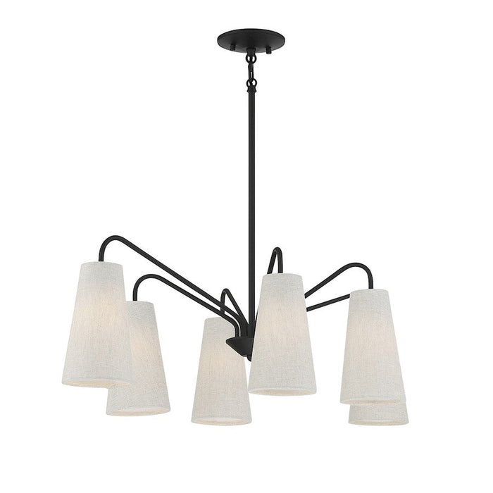 Savoy House Edgewood 6 Light Linear Chandelier