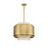 Savoy House Lakefield 4 Light Pendant, Burnished Brass