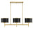 Savoy House Delphi 3 Light Linear Chandelier