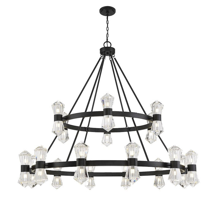 Savoy House Dryden Chandelier, Matte Black