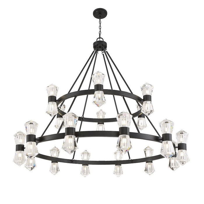 Savoy House Dryden Chandelier, Matte Black