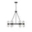 Savoy House Dryden Chandelier, Matte Black