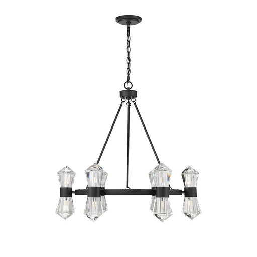 Savoy House Dryden Chandelier, Matte Black