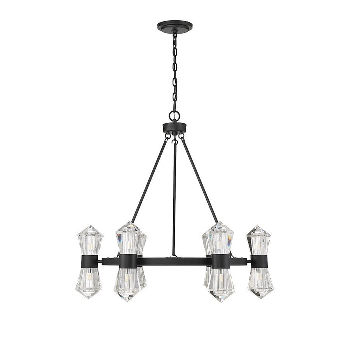 Savoy House Dryden Chandelier, Matte Black