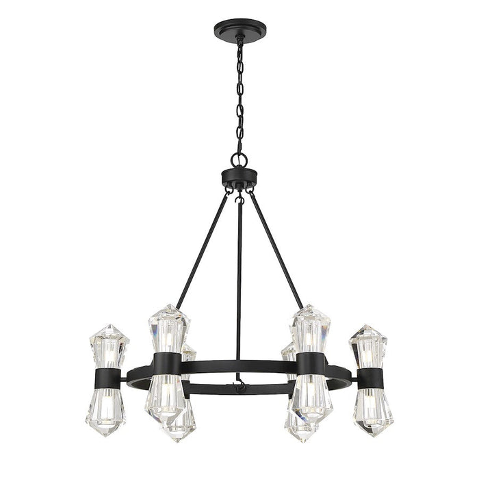 Savoy House Dryden Chandelier, Matte Black