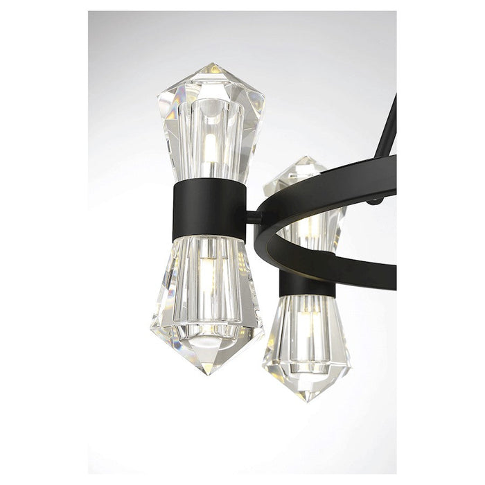 Savoy House Dryden Chandelier, Matte Black