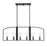 Savoy House Brockton 6 Light Outdoor Linear Chandelier, English Bronze