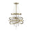 Savoy House Mannheim Chandelier, Noble Brass