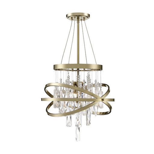 Savoy House Mannheim Chandelier, Noble Brass