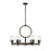 Savoy House Hartman Chandelier, Noblewood with Iron