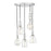 Savoy House Apollo 5 Light Chandelier, Polished Chrome