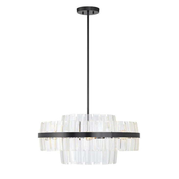 Savoy House Hansen 6 Light Chandelier, English Bronze