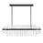 Savoy House Hansen 8 Light Linear Chandelier, English Bronze