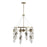 Savoy House Droplet Chandelier, Argentum