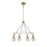 Savoy House Burnham LED Chandelier, Warm Brass