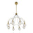 Savoy House Burnham LED Chandelier, Warm Brass