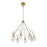 Savoy House Burnham LED Chandelier, Warm Brass