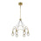 Savoy House Burnham LED Chandelier, Warm Brass
