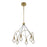 Savoy House Burnham LED Chandelier, Warm Brass