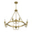 Savoy House Sullivan Chandelier, Warm Brass