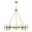 Savoy House Sullivan Chandelier, Warm Brass