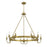 Savoy House Sullivan Chandelier, Warm Brass