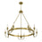 Savoy House Sullivan Chandelier, Warm Brass