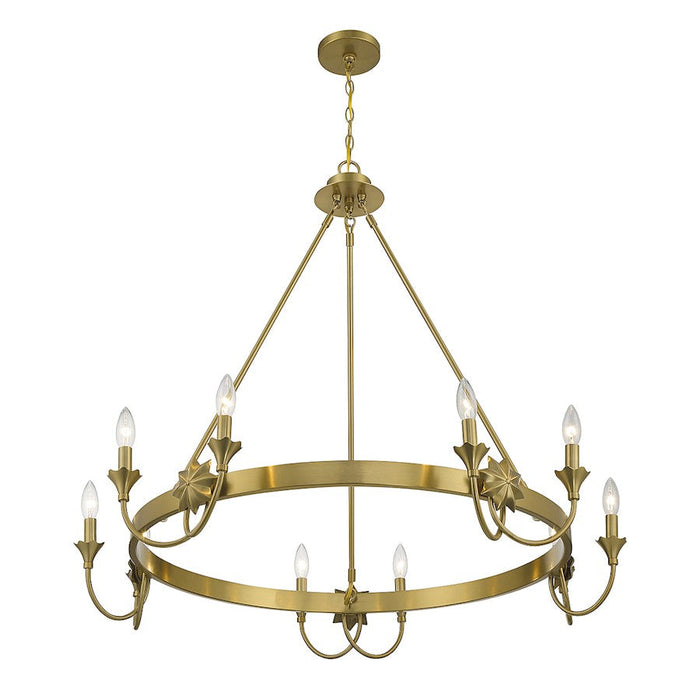 Savoy House Sullivan Chandelier, Warm Brass