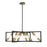 Savoy House Moritz 8 Light Chandelier, English Bronze and Warm Brass