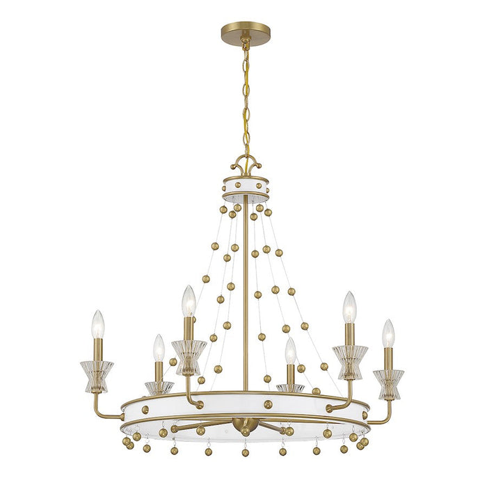 Savoy House Iris 6 Light Chandelier