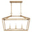 Savoy Essentials Townsend 3-Light Linear Chandelier, Warm Brass - 1-423-3-322