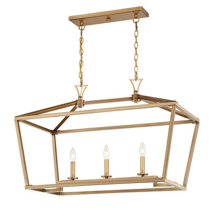 Savoy Essentials Townsend 3-Light Linear Chandelier