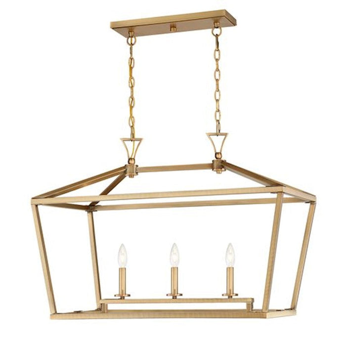 Savoy Essentials Townsend 3-Light Linear Chandelier