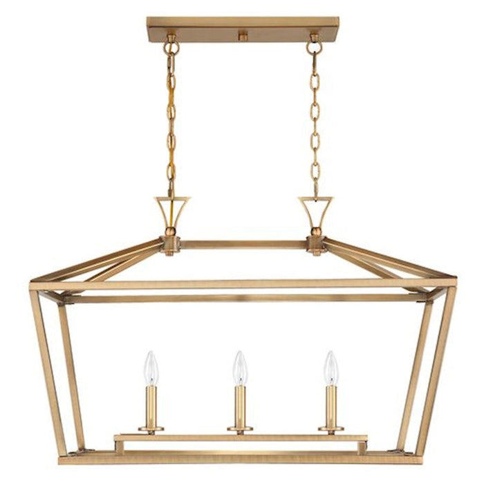 Savoy Essentials Townsend 3-Light Linear Chandelier