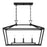 Savoy Essentials Townsend 3-Light Linear Chandelier, Matte Black - 1-423-3-89