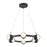 Savoy House Biscayne 12 Light LED Chandelier, Black/Bubble