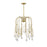 Savoy House Anholt 6 Light Chandelier, Noble Brass - 1-6686-6-127