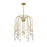 Savoy House Anholt Chandelier, Noble Brass