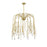 Savoy House Anholt Chandelier, Noble Brass