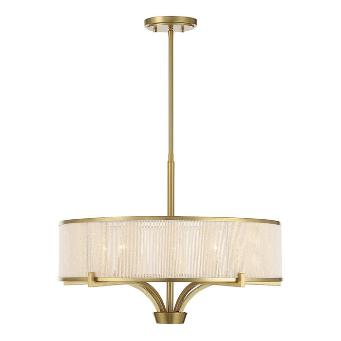 Savoy House Wynwood 5 Light Chandelier, Warm Brass - 1-7751-5-322