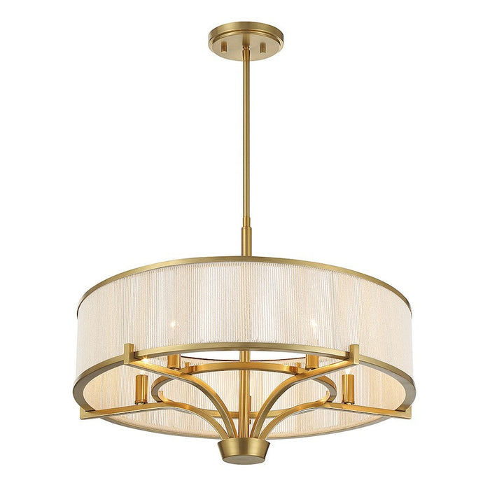 Savoy House Wynwood Chandelier, Warm Brass