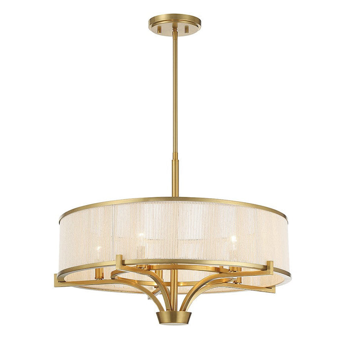 Savoy House Wynwood Chandelier, Warm Brass