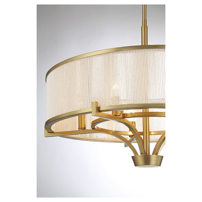 Savoy House Wynwood Chandelier, Warm Brass