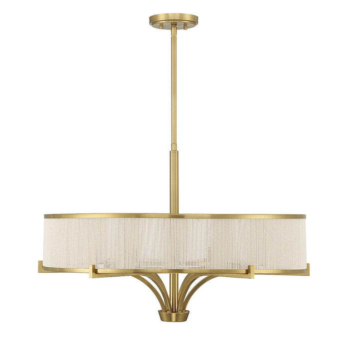 Savoy House Wynwood Chandelier, Warm Brass