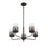 Savoy House Granada Chandelier, Gunsmoke/Gray