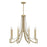 Savoy House Helen 8 Light Chandelier, Warm Brass/Frosted - 1-8804-8-322