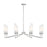 Savoy House Baker 8-Light Chandelier, Polished Nickel/Ribbed - 1-8860-8-109