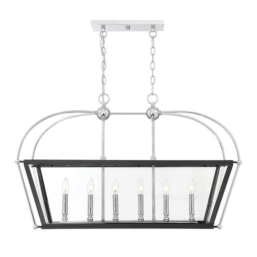 Savoy House Dunbar 6 Light Linear Chandelier