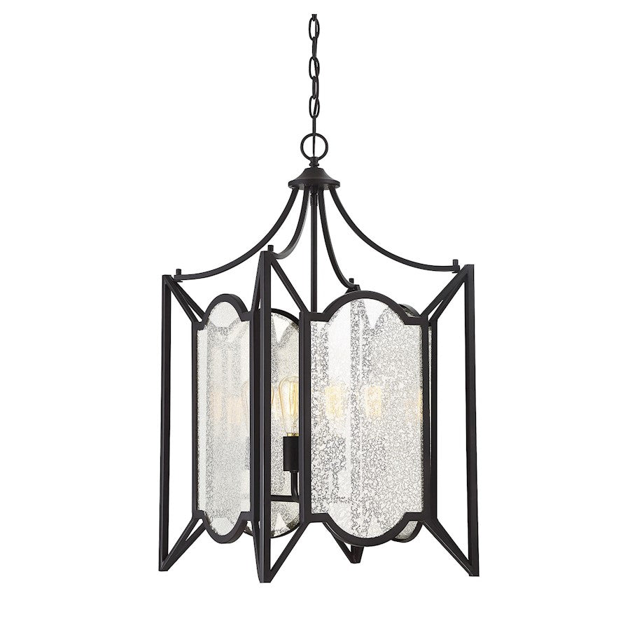 Savoy House Chandler 4 Light Foyer Lantern, English Bronze